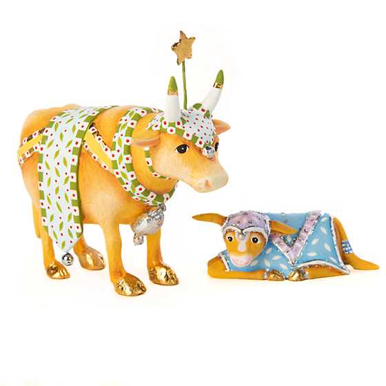 Patience Brewster Nativity Cow & Calf Mini Figures image two