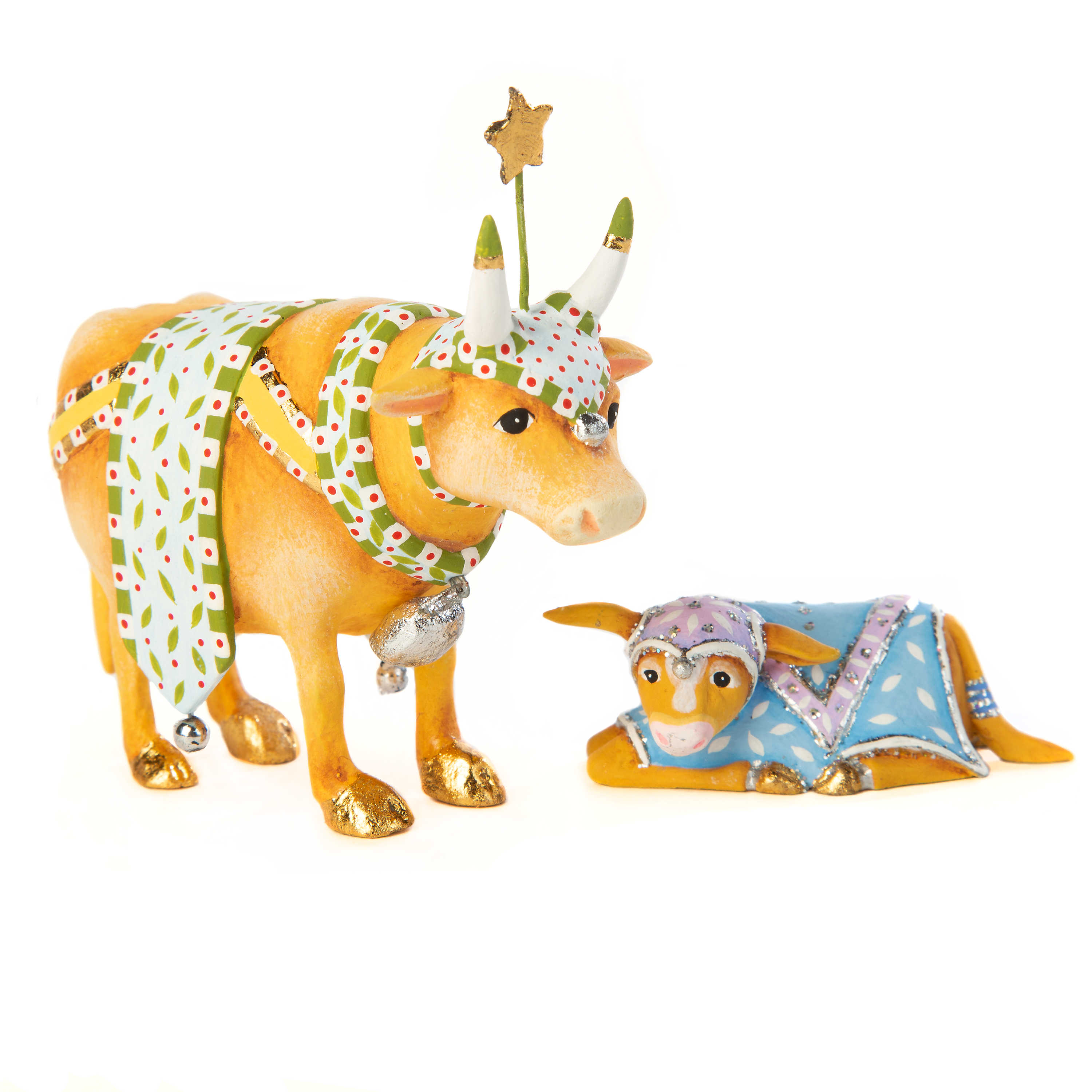 Patience Brewster Nativity Cow & Calf Mini Figures mackenzie-childs Panama 0
