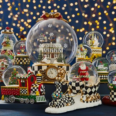 MacKenzie-Childs Nostalgia Snowman Snow Globe