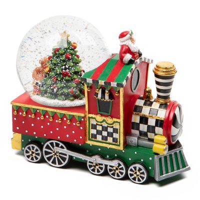 Toyland Train Snow Globe mackenzie-childs Panama 0