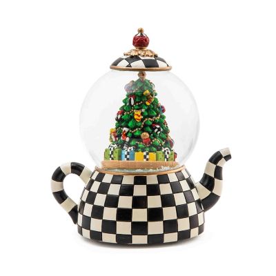 Courtly Teapot Snow Globe mackenzie-childs Panama 0