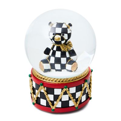 Courtly Bear Snow Globe mackenzie-childs Panama 0