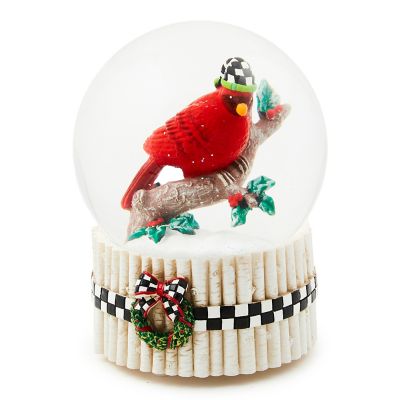 Cardinal Snow Globe mackenzie-childs Panama 0