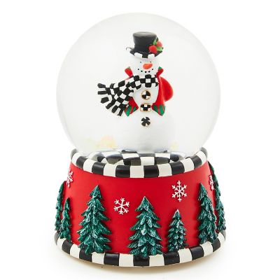 Courtly Snowman Snow Globe mackenzie-childs Panama 0