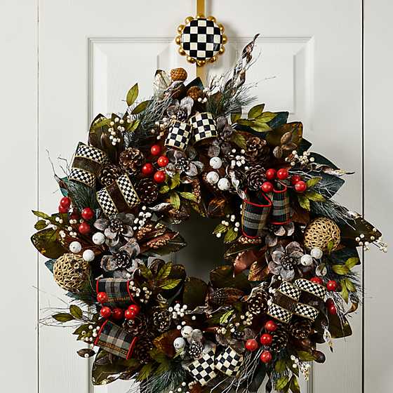 Courtly Check Wreath Hanger image eight