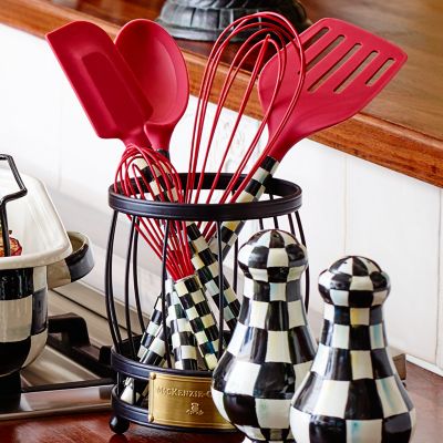 Courtly Check Large Whisk - Red by MacKenzie-Childs