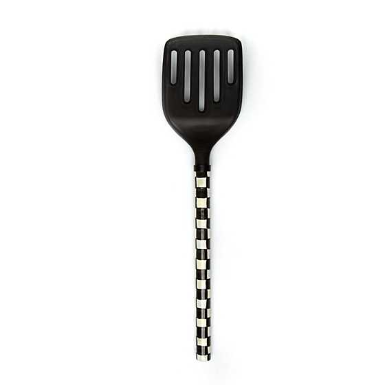 Courtly Check Slotted Turner - Black image two