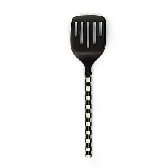 Courtly Check Slotted Turner - Black