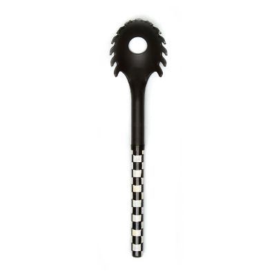 Courtly Check Pasta Spoon - Black mackenzie-childs Panama 0