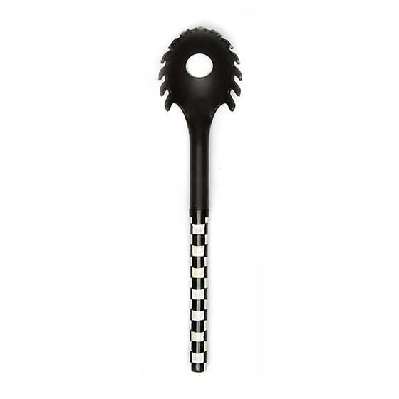 Courtly Check Pasta Spoon - Black image one