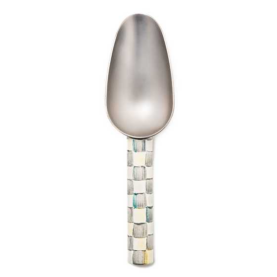Sterling Check Enamel Scoop - Small image three