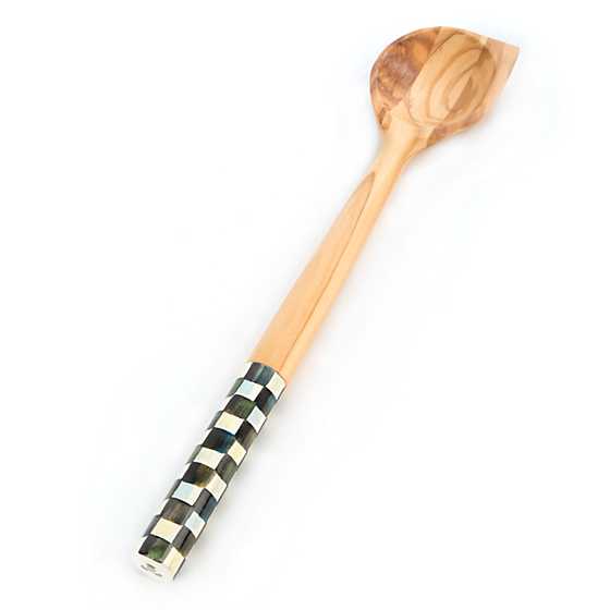 Courtly Check Olivewood Scraping Spoon