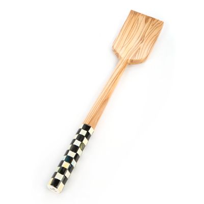 Courtly Check Olivewood Pan Paddle mackenzie-childs Panama 0