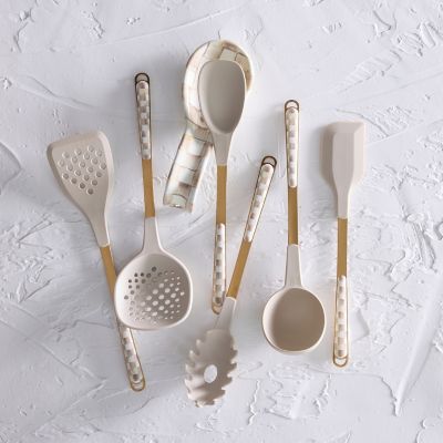 Mocha Check Slotted Spatula Image 4