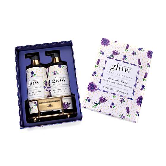 Lavender Fields Soap & Lotion Caddy Set image three