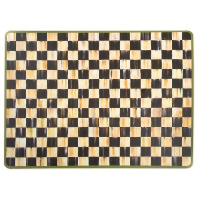 MacKenzie-Childs - Royal Check Cork Back Coasters - Set of 4