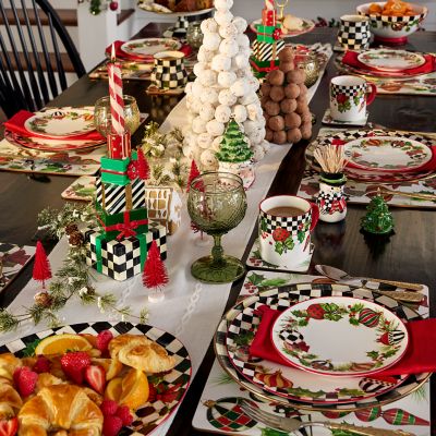 MacKenzie-Childs | Deck the Halls Cork Back Placemats - Set of 4