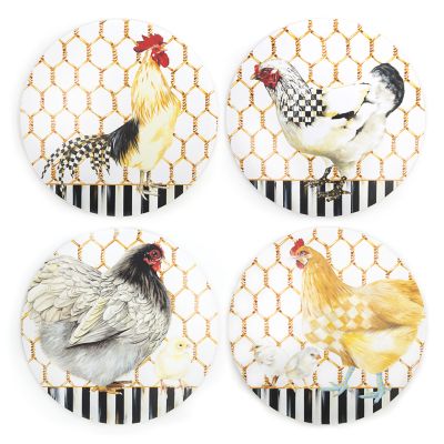 MacKenzieChilds Chicken Coop Placemats Set of 4