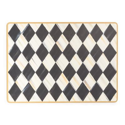Courtly Harlequin Cork Back Placemats, Set of 4 mackenzie-childs Panama 0