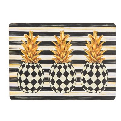 Pineapple Cork Back Placemats, Set of 4 mackenzie-childs Panama 0