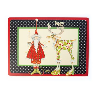 Patience Brewster Dash Away Santa Mini Ornaments Set