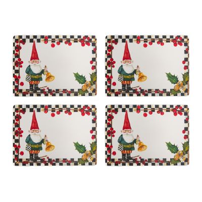 Woodland Gnomes Cork Back Placemats - Set of 4