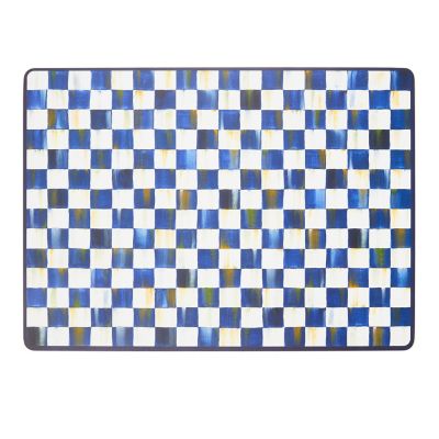 Royal Check Cork Back Placemats, Set of 4