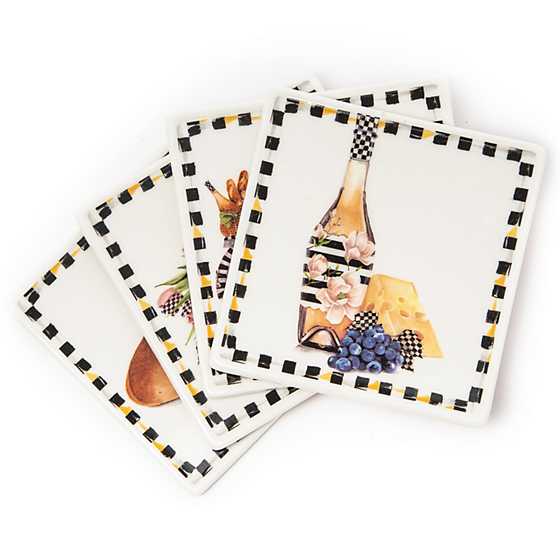 Vino Alfresco Coasters - set of 4 image three