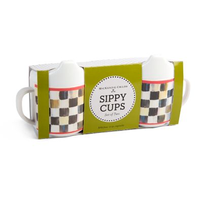 Courtly Check Sippy Cups - Set of 2