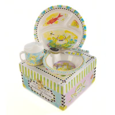 Toddler's Dinnerware Set - Frog image ten