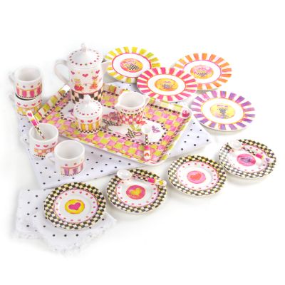 childrens melamine tea set