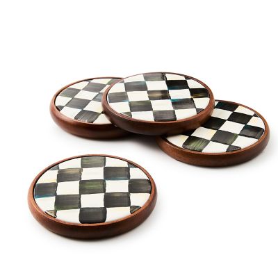 Courtly Check Coasters - Set of 4 image eight