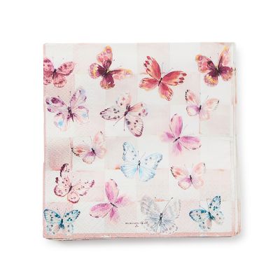 Butterfly Hill Cocktail Paper Napkins mackenzie-childs Panama 0