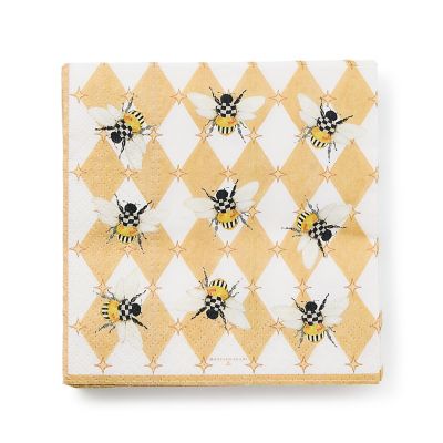 Queen Bee Cocktail Paper Napkins mackenzie-childs Panama 0