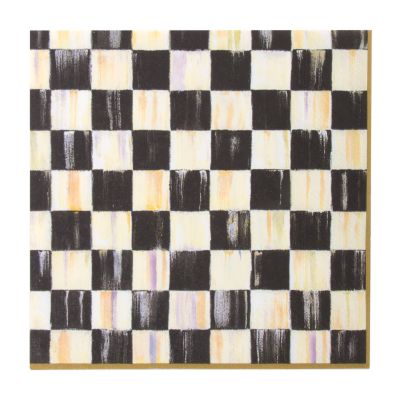 Courtly Check Dinner Paper Napkins mackenzie-childs Panama 0