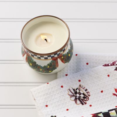 MacKenzie-Childs | Evergreen Enamel Winter Candle