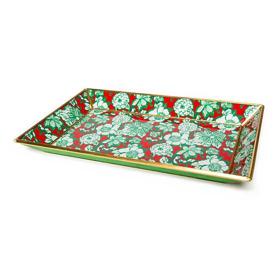 Winter Bouquet Glass Tray - Medium image two