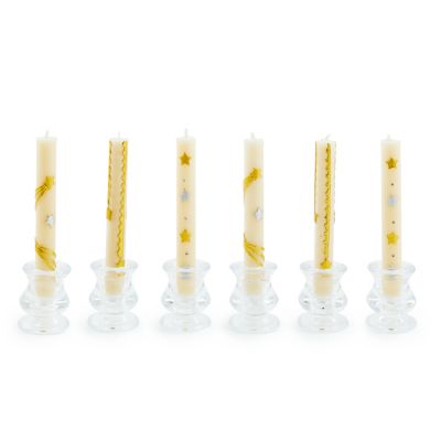 Stars Mini Dinner Candles, Set of 6