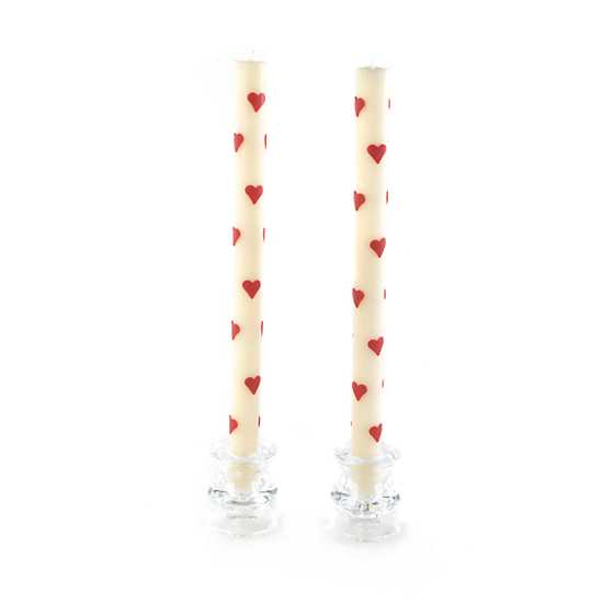 Heart Dinner Candles - Set of 2 image two