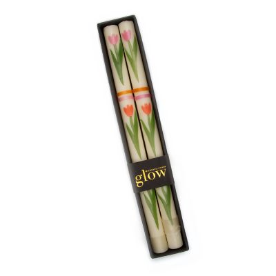 Tulip Dinner Candles - Set of 2 image three