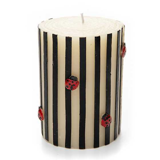 Ladybug Pillar Candle - 4"