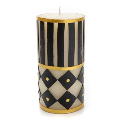 MacKenzie-Childs  Jester 6 Pillar Candle