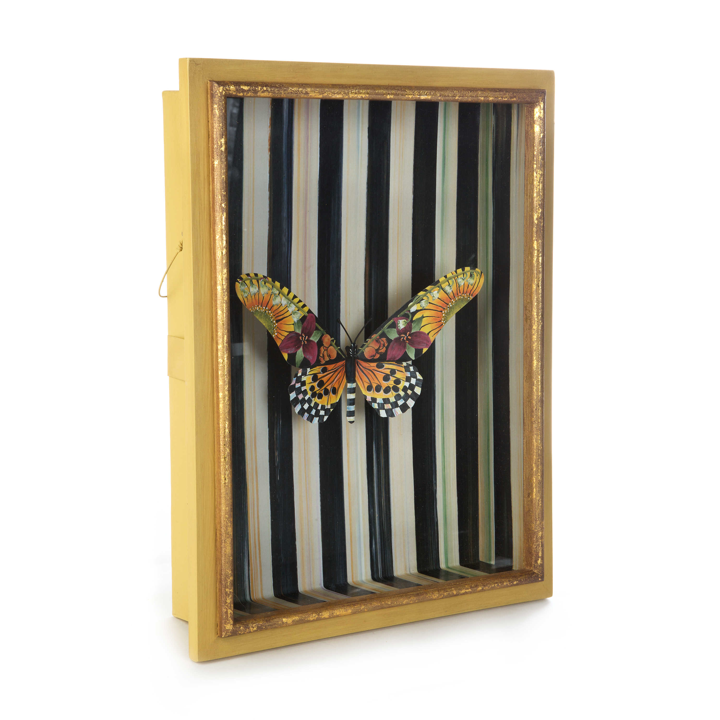 Monarch Butterfly Shadow Box mackenzie-childs Panama 5