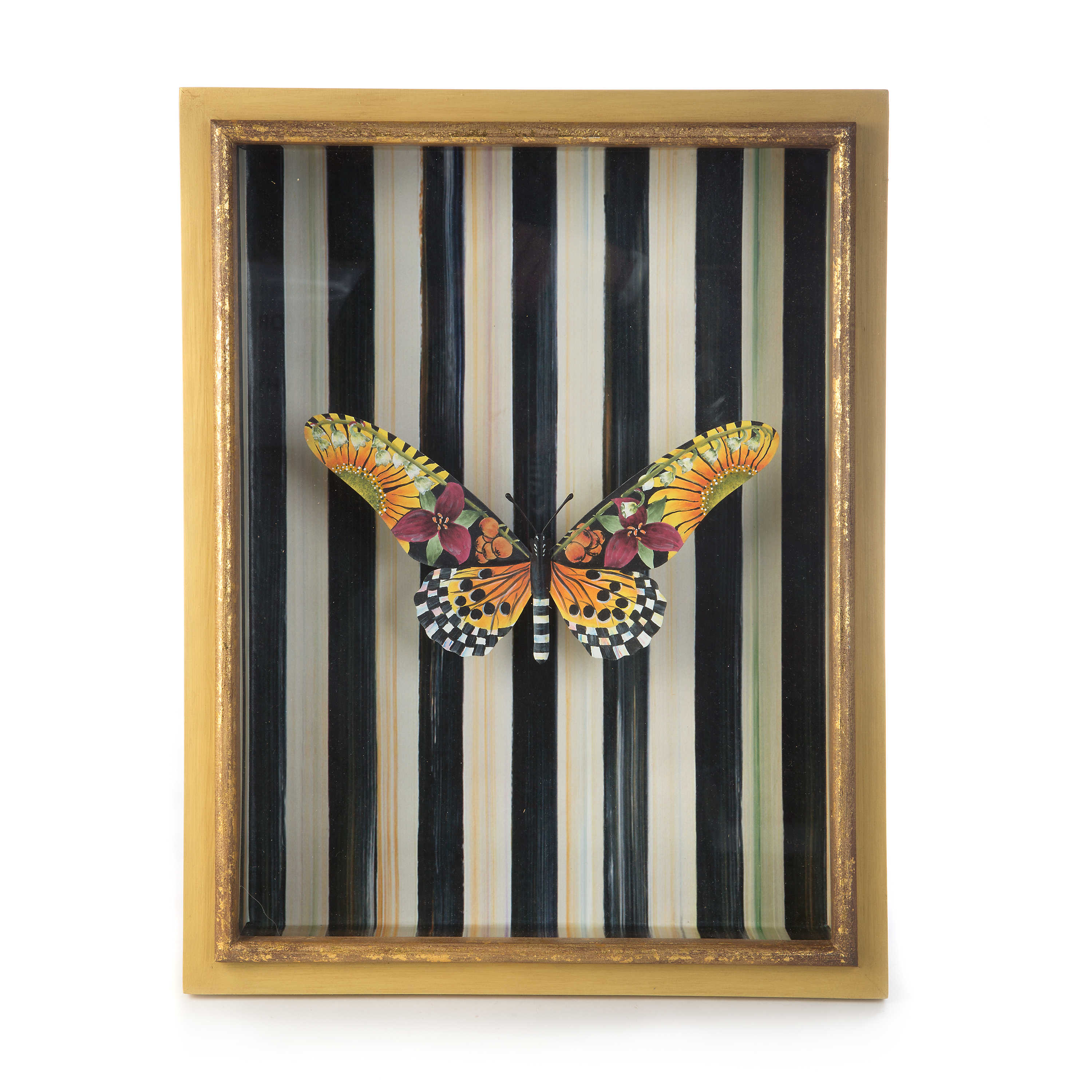 Monarch Butterfly Shadow Box mackenzie-childs Panama 0