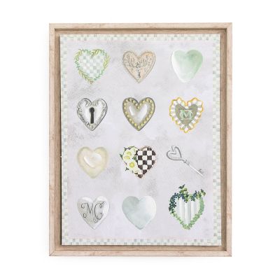 Sterling Hearts Wall Art mackenzie-childs Panama 0