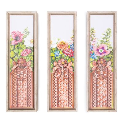 Fleur De Leaf Wall Art, Set of 3