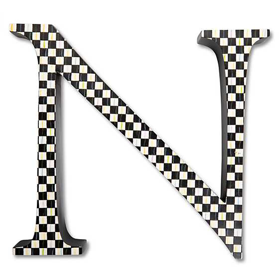 Courtly Check Letter - N