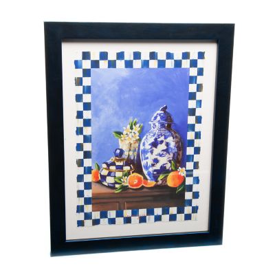 Royal Check Still Life Wall Art - Vase mackenzie-childs Panama 0