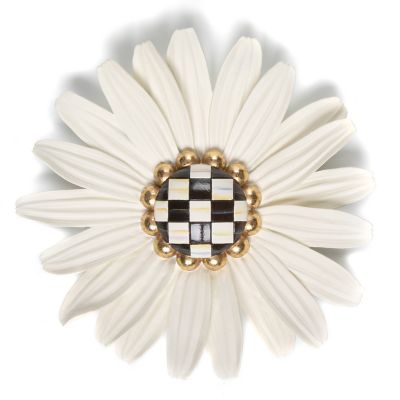 Courtly Check Medium Daisy Wall Decor mackenzie-childs Panama 0