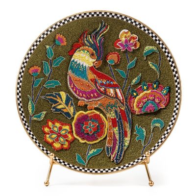 Cockatiel Beaded Tray mackenzie-childs Panama 0